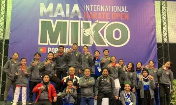 Indonesia Wins Overall Champion at 20th Maia International Karate Open (MIKO) in Portugal