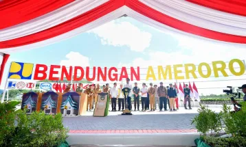 President Joko Widodo Inaugurates Ameroro Dam in Southeast Sulawesi