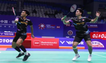 Tekuk Unggulan Pertama, Fikri/Daniel ke Perempat Final China Open 2024