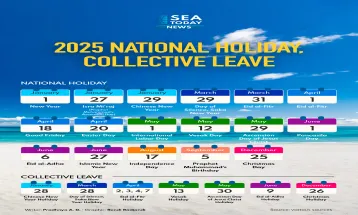 2025 National Holiday, Collective Leave