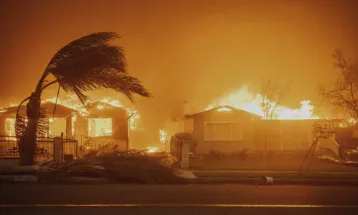 Los Angeles County Wildfires, Five People Killed and Thousands of Residents Evacuated