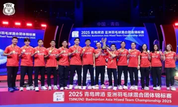 Indonesia Crowned Champion at TSINGTAO Badminton Asia Mixed Team Championship 2025